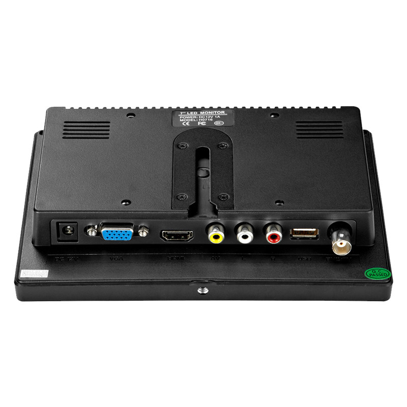 Polcd industrial 7 polegadas à prova d'água painel monitor tela sensível ao toque HDMi caixa de plástico