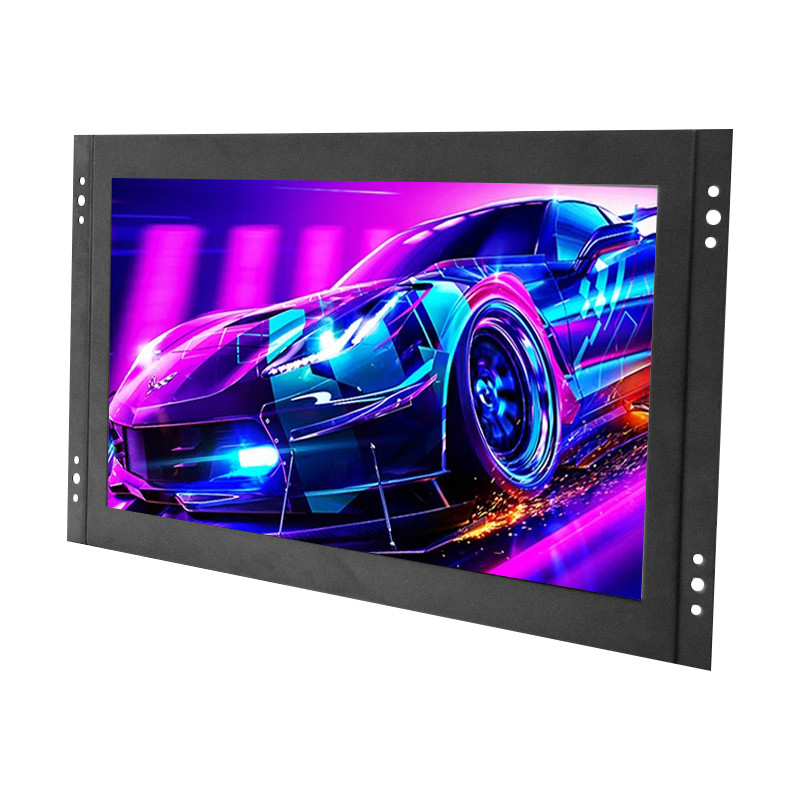 Polcd caixa de metal de 13,3 polegadas monitor LCD industrial moldura aberta tela sensível ao toque VGA HDMI