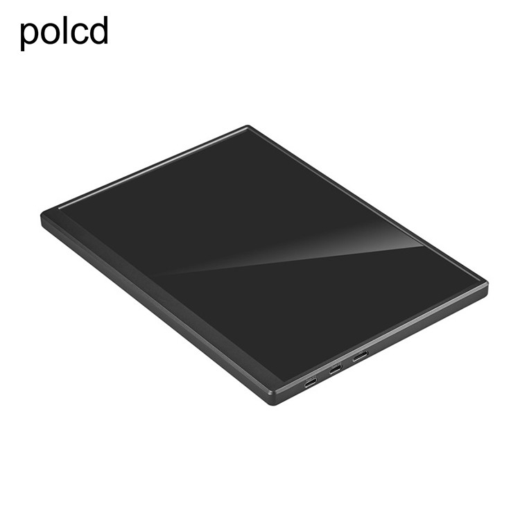 Monitor portátil Polcd do toque do metal da liga de alumínio 10,5 saídas de áudio do IPS HD da polegada