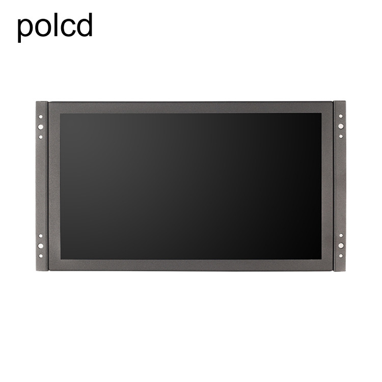 Monitor industrial de Polcd 11,6” LCD da caixa do metal com o tela táctil de suspensão do quadro aberto da orelha