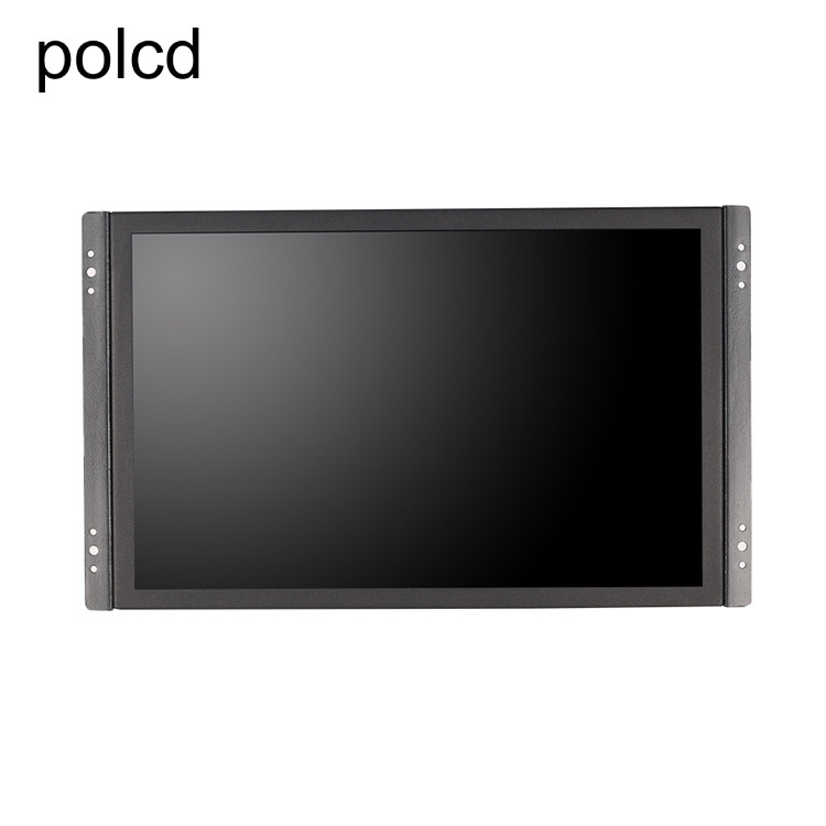 Da caixa completa do metal da polegada monitor industrial do LCD HD 1920x1080 de Polcd 14 com quadro aberto