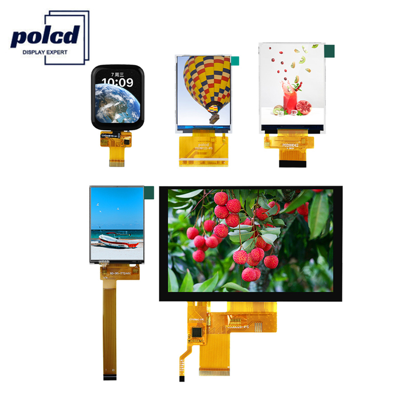1,69 2,2 2,4 3,5 4 4,3 avançam o painel pequeno do RGB SPI IPS da cor completa da exposição LCM TFT do LCD