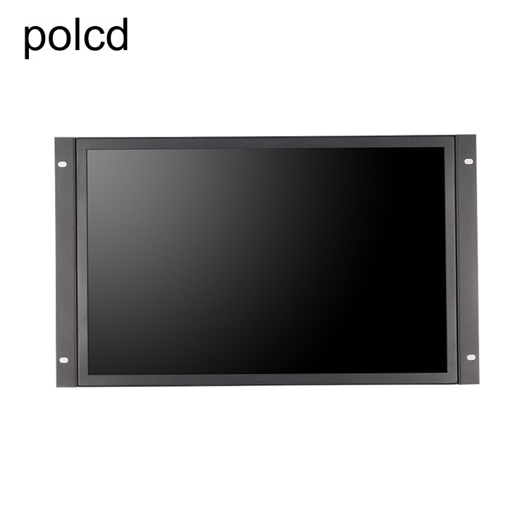Monitor de suspensão fixado na parede industrial Polcd do painel LCD da caixa do metal da orelha 19 polegadas