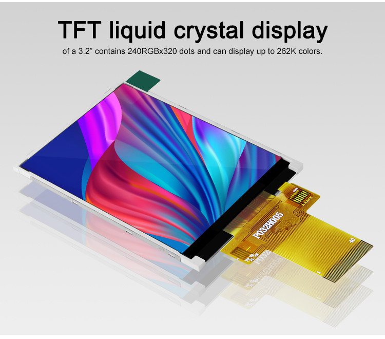 Polcd 3,5 polegadas 240x320 tamanho de pixel Pequeno TFT Display 320x480 ILI9488 Driver IC