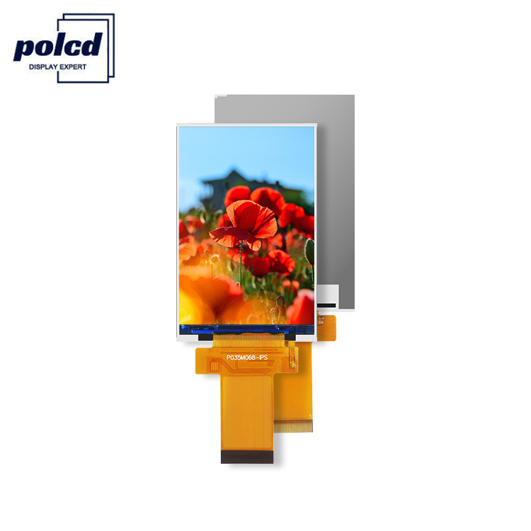 Ili9488 Tft Touch Screen Polcd 3,5 polegadas Lcd Modulo 320x480 Ips ângulo de visualização RGB Interface