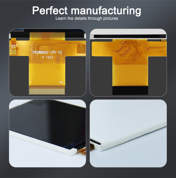 Polcd MCU 9 BIT 2,8 polegadas LCD TFT 240X320 TFT colorido comercial