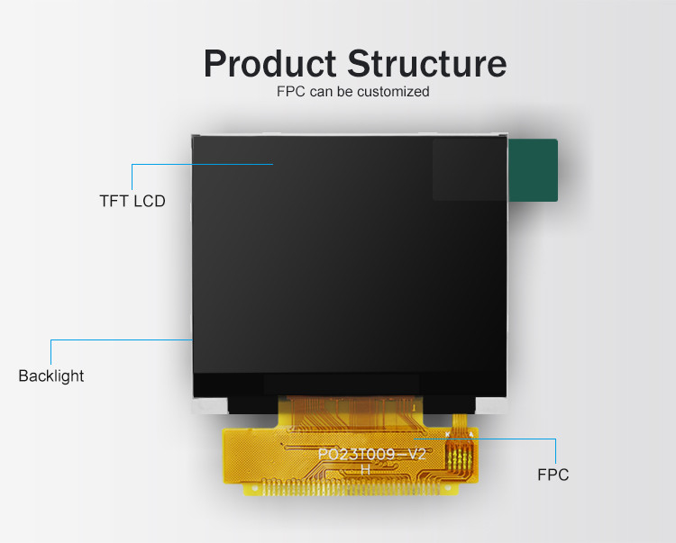 Polcd 2.31 polegadas 320x240 Resolução 8080 MCU interface ILI9342C Color LCD Display Module