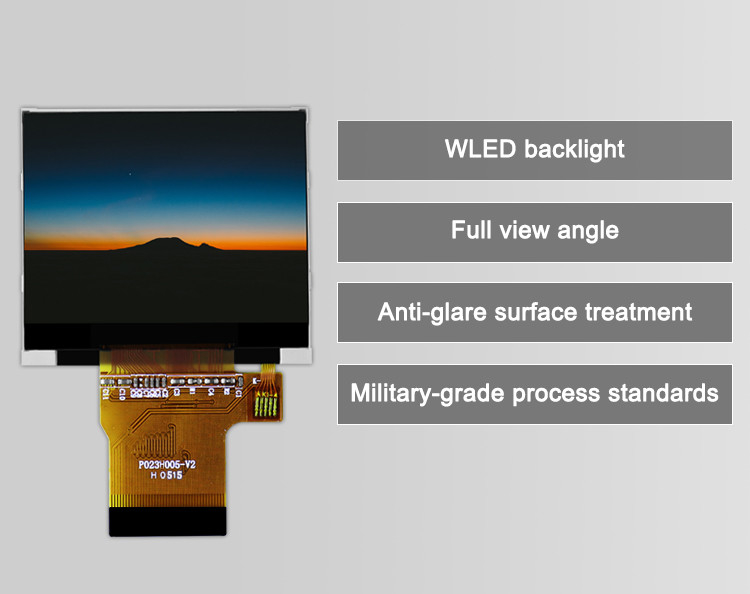 Polcd Cor 262K 2,31 polegadas tela quadrada 300 Nit 320x240 tft display lcd