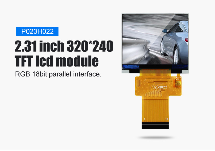 Polegada IPS LCD 320x240 da exposição 2,31 de Dots Matrix Touch Screen TFT da porta de série de SPI ILI9342C