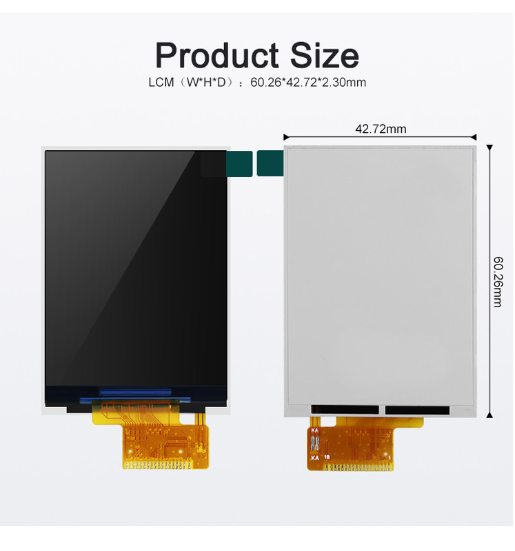 Polcd 300 Nit 2.4 Tft Spi 240x320 3 Fios 2 Linhas Spi Lcd Module Tft