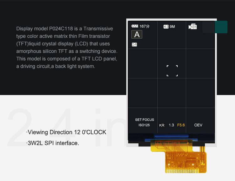 Polcd ST7789V2 HD TFT Display RoHS 2.4 Tft Spi 240x320 3 Fios 2 Linhas