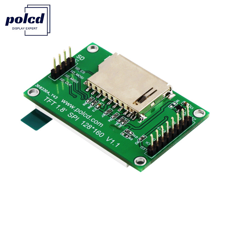 Polcd ST7262 1,77 polegadas 24 bits LCD 128X160 TFT tela sensível ao toque 300 Nit