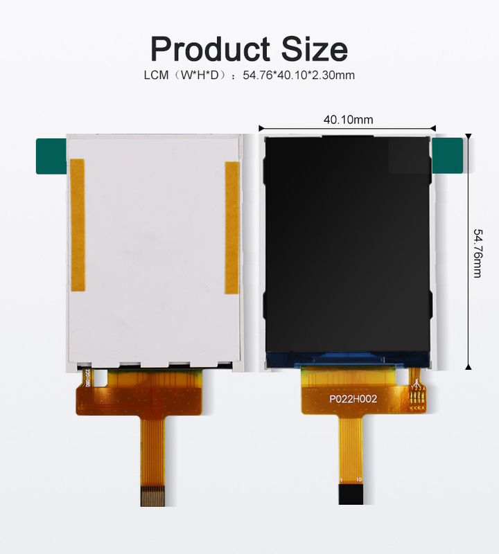Polcd 44.64mm Touchscreen Display Module 2.2 polegadas Tft Spi 240x320 Raspberry Pi