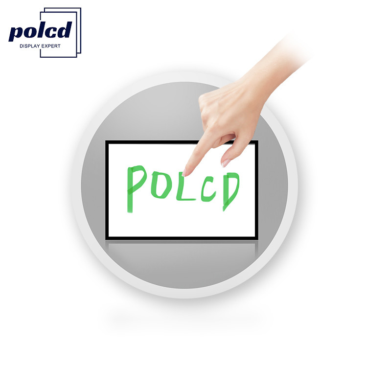 Polcd 8 polegadas Multitouch Display de vidro espelho Industrial personalizado capacitivo LCD touch screen Panel