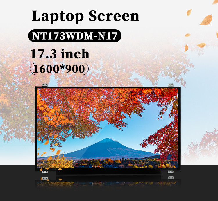 17.3 polegadas Tft Lcm Module Original NT173WDM-N17 30pin 220 Nit 1600x900 EDP LED Laptop Screen Display
