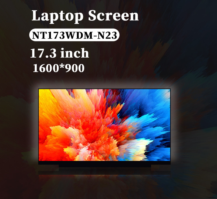 17.3 polegadas NT173WDM-N23 1600x900 Transmissor eDP 60Hz 30 Pins Panel LCD de substituição para laptop