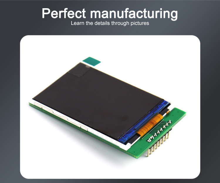 Polcd 4 Wire SPI Tft Lcd 2.4 Inch 240X320 Touch Screen Lcd com placa de PCB