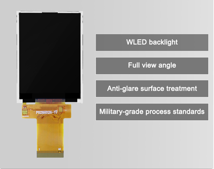 Polcd ILI9341V Visor TFT de alto brilho 16 bits 2,8 polegadas Tela Raspberry Pi