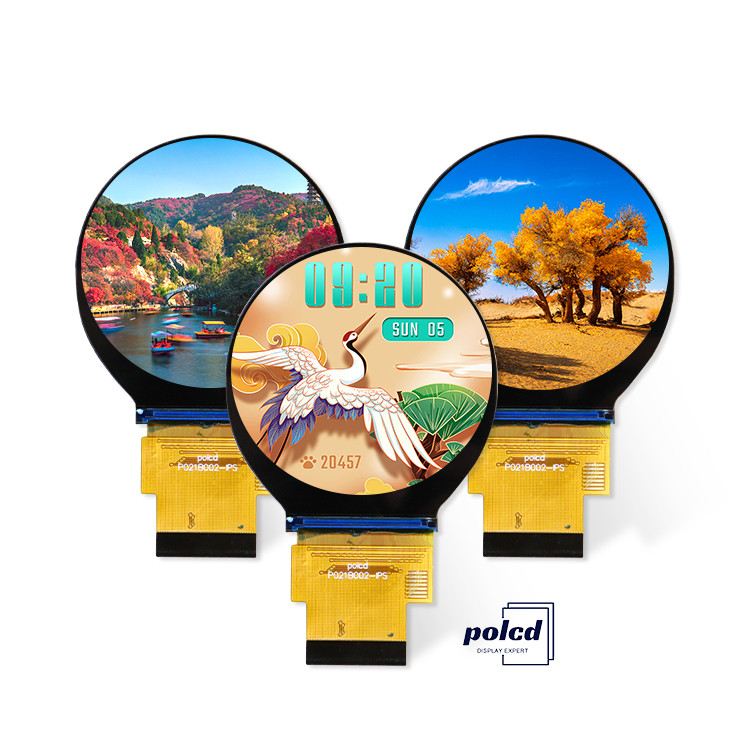 Polcd 480*480 2,1 polegadas Painel LCD circular ST7701S Drive Ic IPS All View Angle Round TFT Display Module