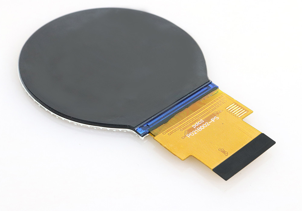 Polcd 2,1 polegadas 480x480 Pequeno painel de tela redondo Interface SPI RGB Display LCD TFT circular
