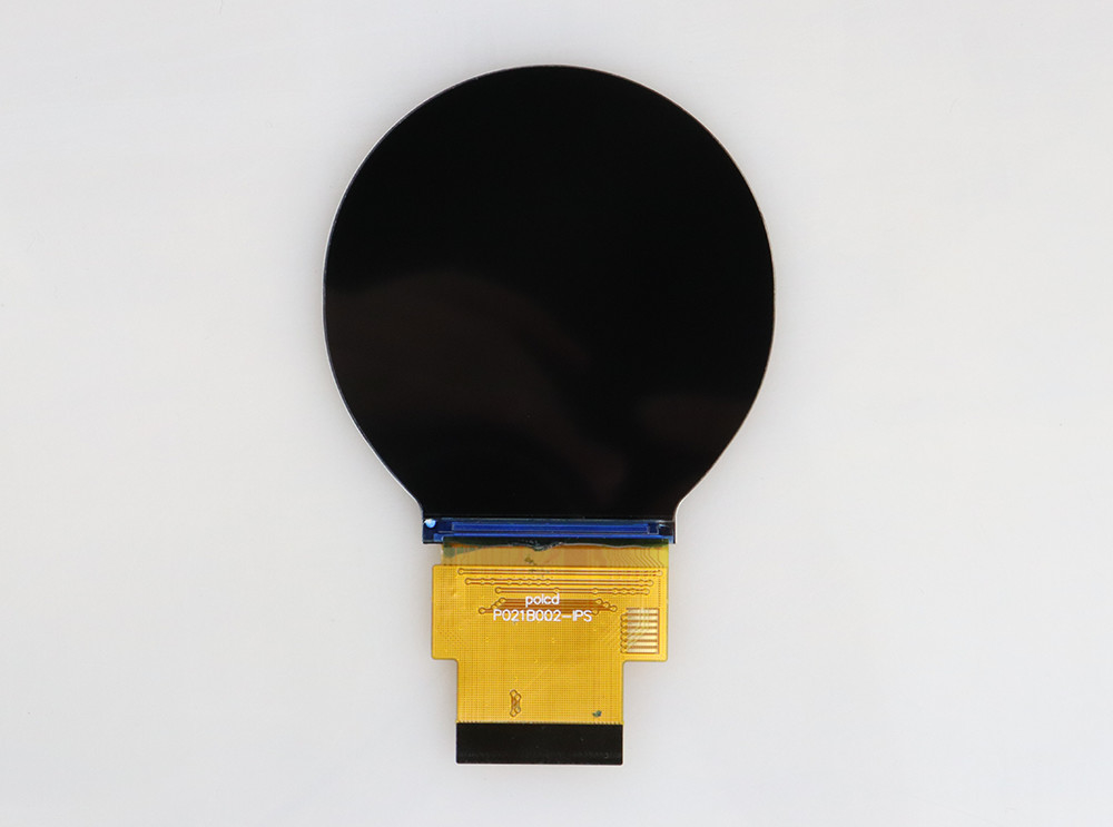 Polcd 2,1 polegadas 480x480 Pequeno painel de tela redondo Interface SPI RGB Display LCD TFT circular