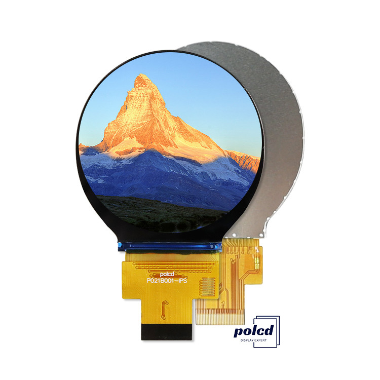 Polcd 2,1 polegadas IPS LCD redondo pequeno 480*480 Mipi interface ST7701S Circle Circular TFT Display Module