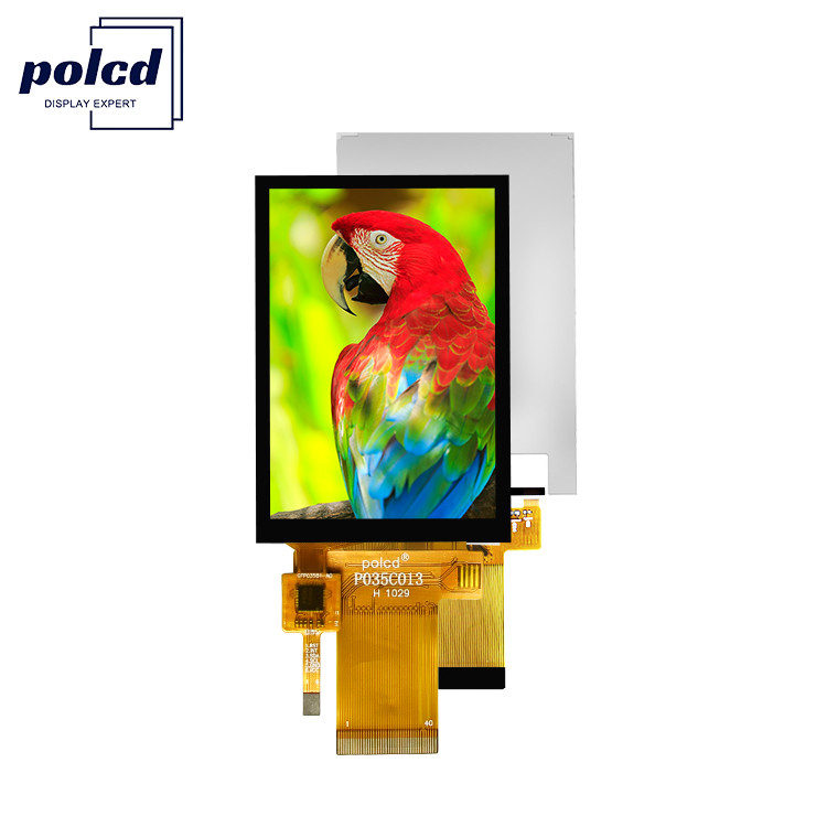 Polcd 3,5 polegadas TFT Alta Resolução 320*480 MCU SPI Interface paralela Painel capacitivo touch screen LCD Display