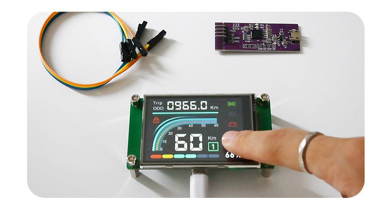 Polcd 2.4 polegadas Tft LCD Module 240 * 320 Hmi Uart Port Smart LCD Display Resistência Industrial touch screen