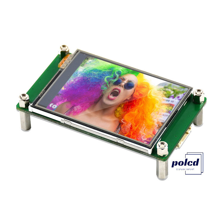 Polcd 2.4 polegadas TFT LCD Resistivo touch Screen Module 240 * 320 SPI Serial Port Display para arduino