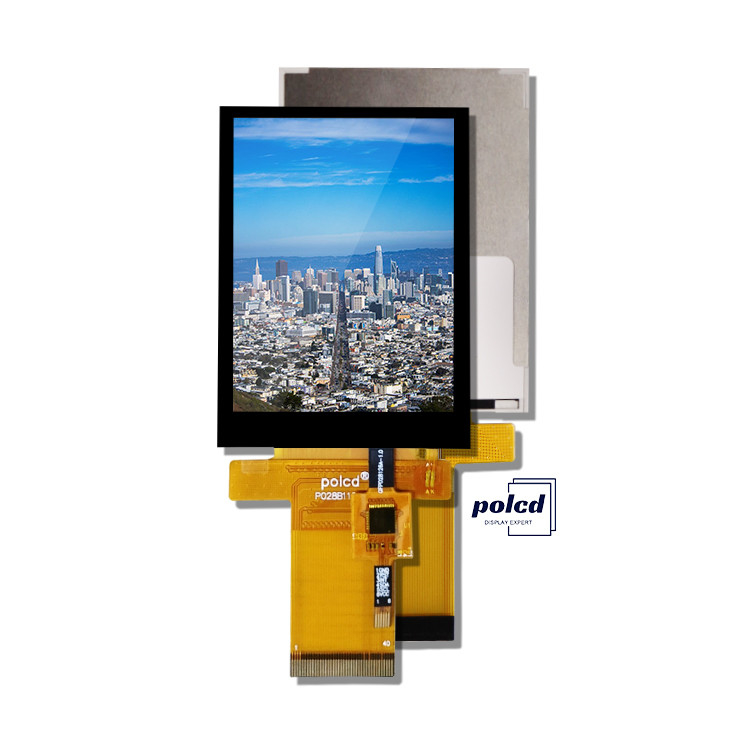 Polcd 2,8 polegadas 480 * 640 Interface RGB de resolução Painel táctil ST7701S LCD TFT Display Module
