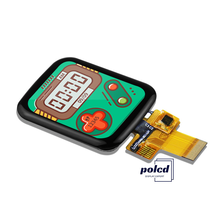 Polcd Tela sensível ao toque multicapacitiva TFT de 1,69 polegadas 4 linhas SPI 240x280 IPS Lcd