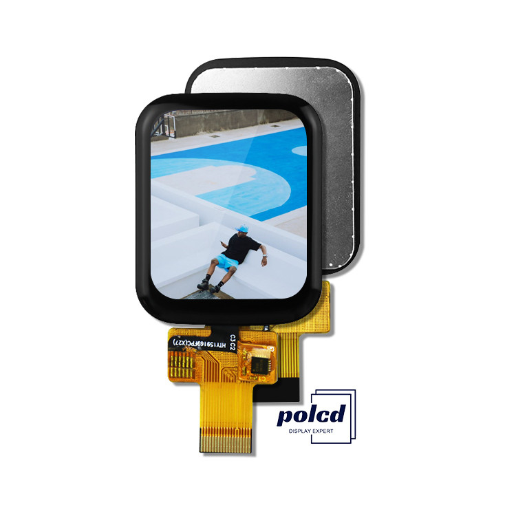Polcd 1,69 polegadas TFT capacitivo tela sensível ao toque 240x280 Normalmente preto IPS módulo LCD