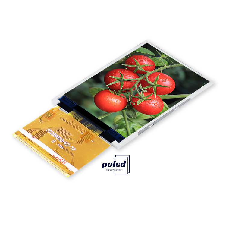 Resolução Polcd 240X320 2,8 polegadas Spi Tft Lcd Ili9341V RoHS TFT tela sensível ao toque