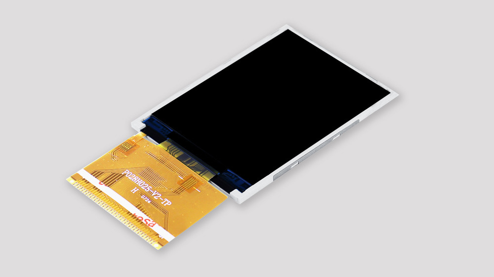 Polcd RoHS Display TFT HD de 2,8 polegadas 8080 MCU Display LCD TFT de 16 bits