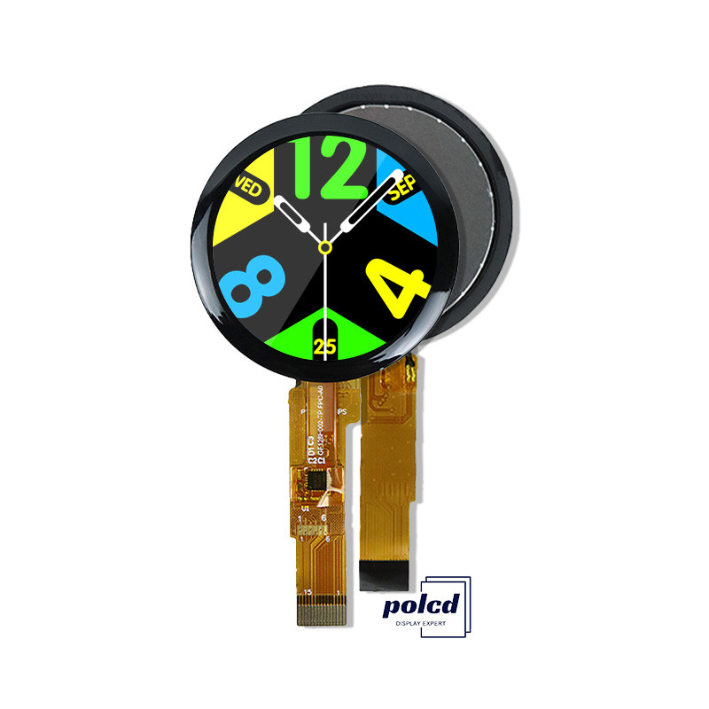 Polcd Redondo 240*240 1,28 1,3 polegadas touch Tft LCD Display SPI Interface GC9A01 Driver IC IPS Screen