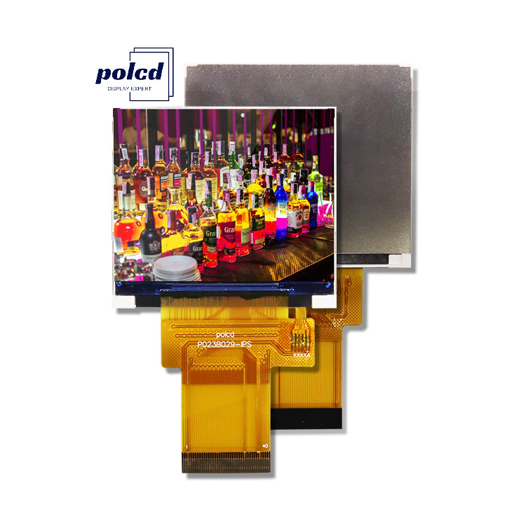 Polcd Pequeno 2.3 polegadas 480x360 Alta Resolução RGB Cor IPS Ângulo de visualização Paisagem TFT tela LCD