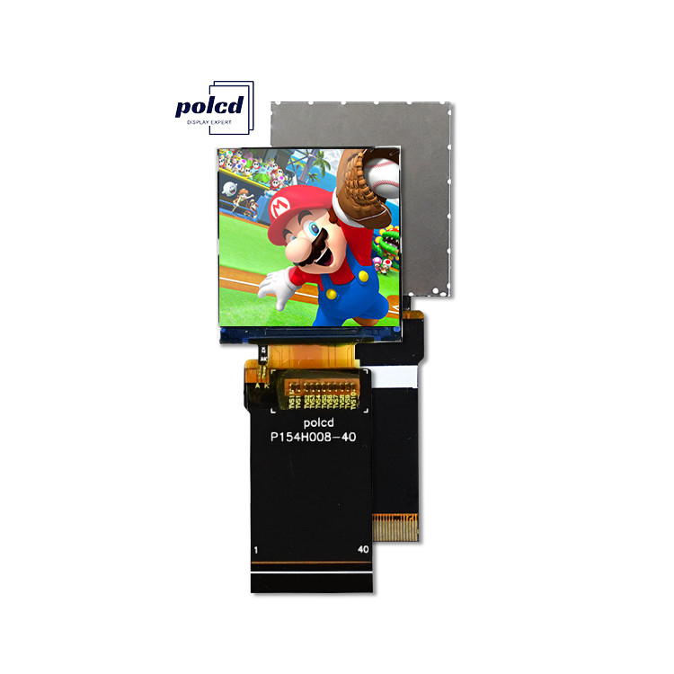 Polcd 1,54 polegadas TFT LCD Display 240x240 IPS Quadrado tela 40 pin RGB666 Interface painel LCD