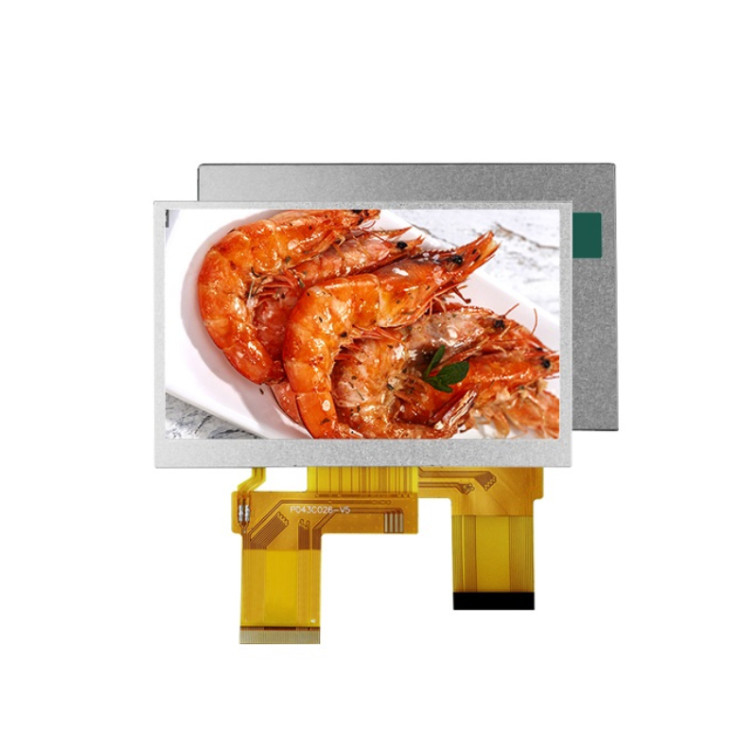 Polcd Custom 4.3 polegadas 480 * 272 Cor RGB 8 bits ILI6485 Drive 40pin 4.3'módulo TFT LCD