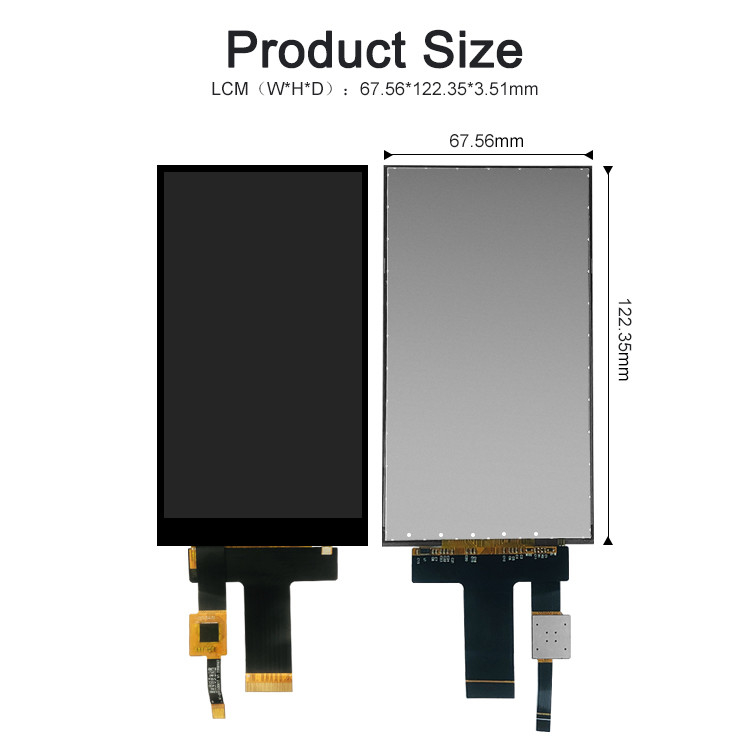 Pocld 5 polegadas TFT Module 720 * 1280 resolução MIPI interface 30pin TFT LCD Display com capacitivo touch panel