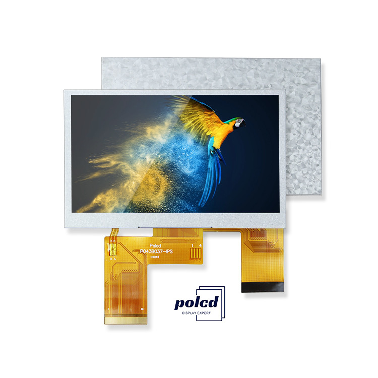 Polcd 4.3 polegadas 400 Brilho 480x272 LCD IPS Screen NV3041A ic MCU SPI Interface TFT Display