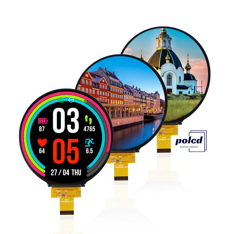 Polcd 4,0'' Circular Panel LCD Module 720*720 ST7703 IPS ângulo de visão interface MIPI Round TFT Display