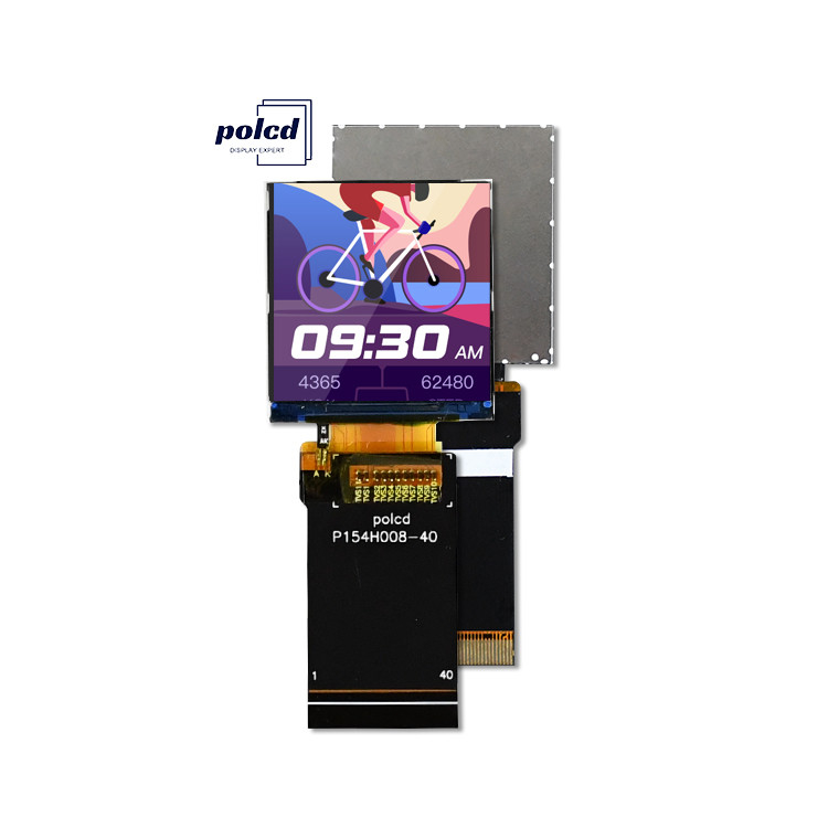 Polcd 1.54 polegadas módulo de exibição de cristal líquido ST7789T3 Ic 240x240 Cor TFT IPS tela LCD