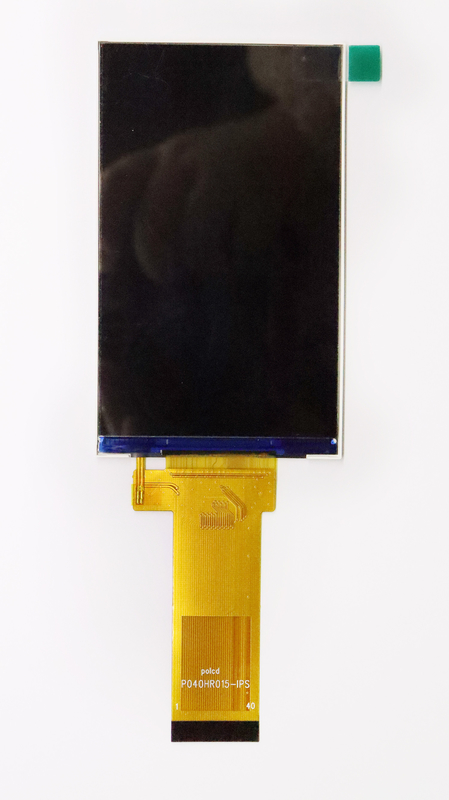 Polcd 4 polegadas tela LCD 480 * RGB * 800 tela vertical -20 ~ 70 largura temperatura de funcionamento módulo LCD industrial