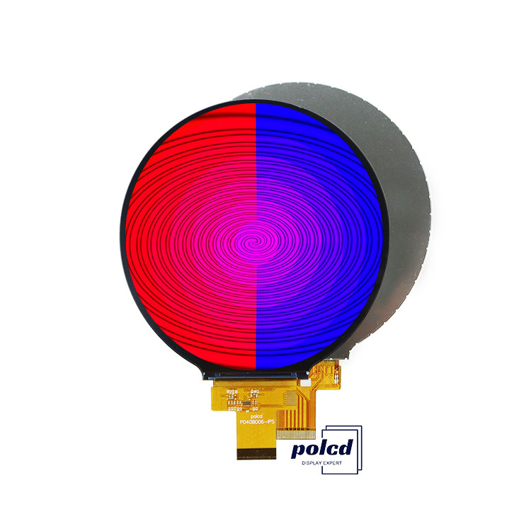 Polcd Pequeno tamanho Esquema LCD redondo 4 polegadas 720x720 pixels 4Line interface MIPI Display Full Color