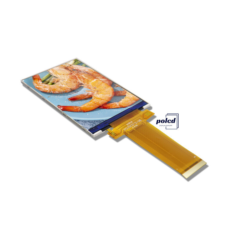 Polcd LCM fábrica 3,5 polegadas 320*480 Mcu Spi interface 300 nit TFT LCD módulo capacitivo touch panel display