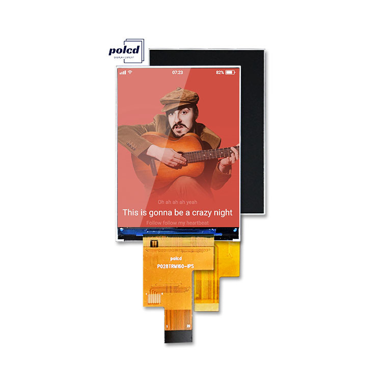 Polcd 2,8 polegadas 480x640 Resolução IPS Vidro LCM LCD Módulo MIPI Interface TFT Display
