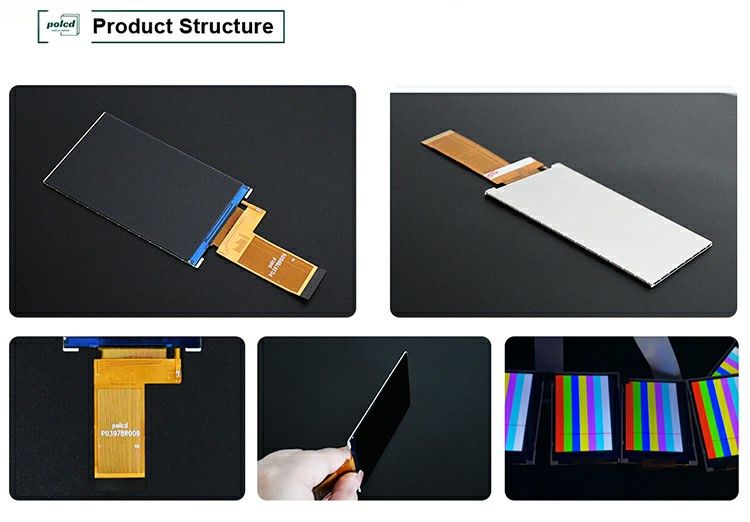 Módulo LCD RGB colorido IPS de alta resolução Polcd 3,97