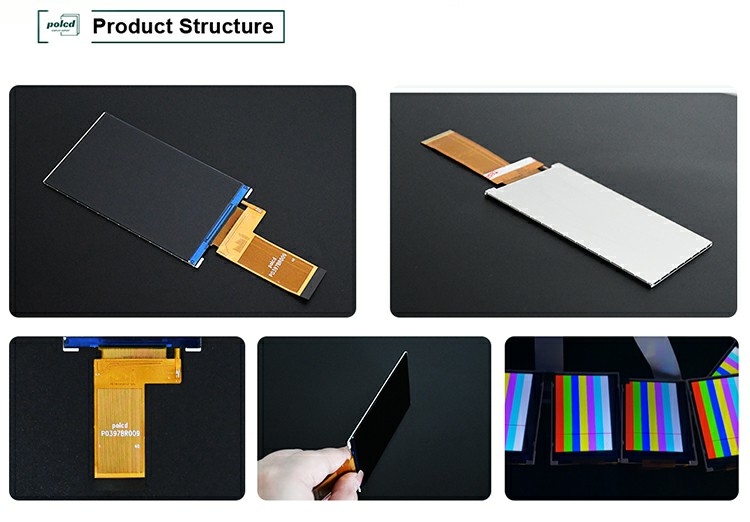 Polcd 3,97 polegadas 4 polegadas 480 * 800 300nit 40pin RGB Interface All Transmissive ST7701S Tft LCD Display Module