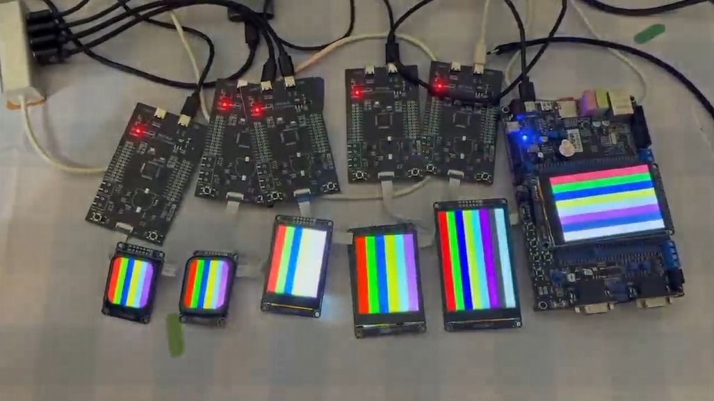 Fabricação de placa de circuito PCBA do módulo LCD TFT, montagem de PCB com design personalizado Polcd