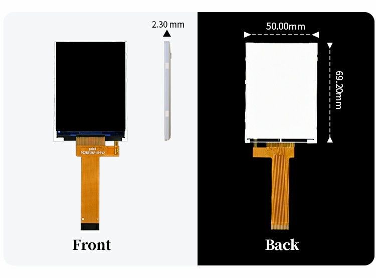 Polcd Lcd pequeno 2,8 polegadas 240x320 Alto brilho 900 nit IPS LCD Module Display 2,8'' industrial TFT